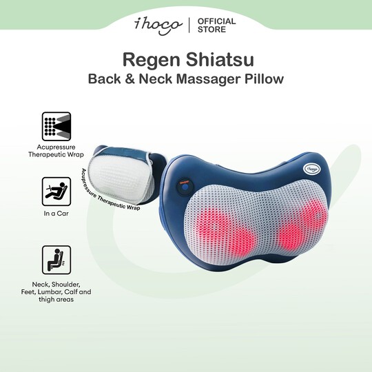 Ihoco Regen Shiatsu Back and Neck Massager Pillow*